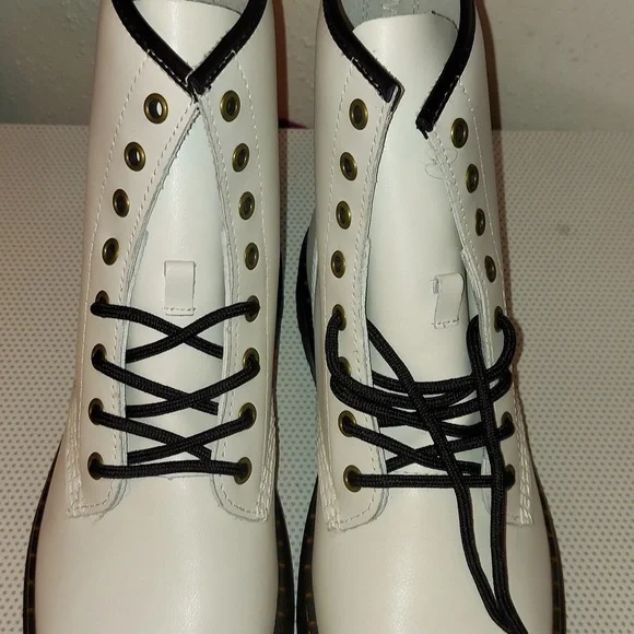 Dr. Martens | Shoes | Brand New White Dr Martens Boots Size  display picture 3